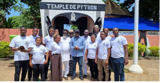 Bénin : Talon au temple des pythons à Ouidah pour cette raison