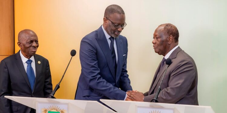 Entre Alassane Ouattara et Tidjane Thiam, coulisses d’un premier rendez-vous