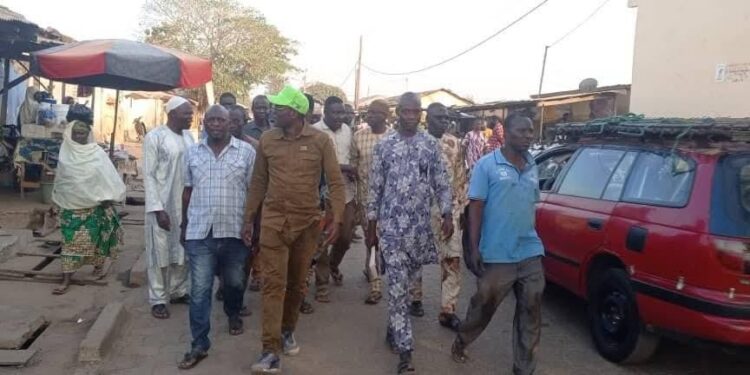 Quartier Lemanda à Parakou: Souradjou Karimou, candidat 3e titulaire de la liste BR au contact des populations  