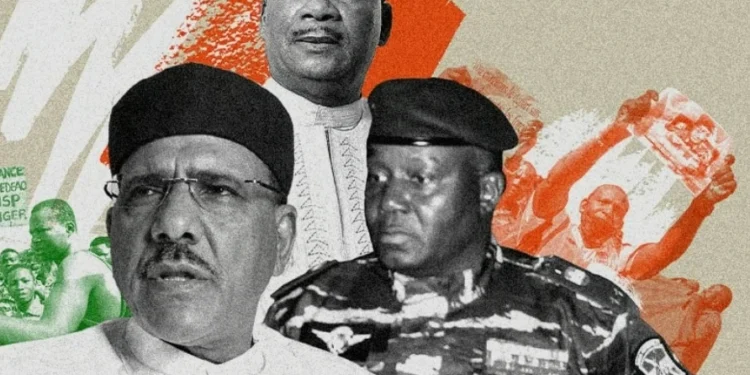 Bazoum, président de la République,  Tiani, président de la Transition